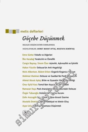 Metis Defterleri - Göçebe Düşünmek - Deleuze Düşüncesinin Sınırlarında -        2025