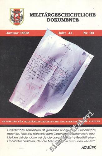 Military History Documents - Jahr: 41; Januar 1992; Nr.: 93