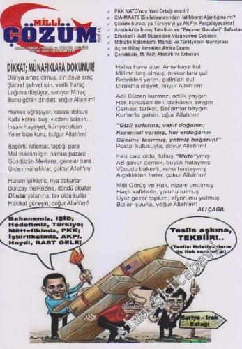 Milli Çözüm Aylık Haber Yorum ve Kültür Dergisi - Sayı: 134    10  Kasım