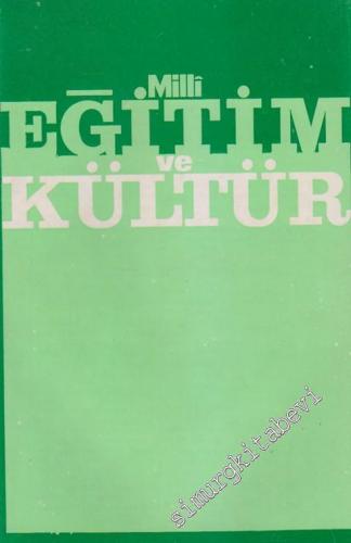 Milli Eğitim ve Kültür Dergisi - Sayı: 20    Yıl: 5  Mart 1983
