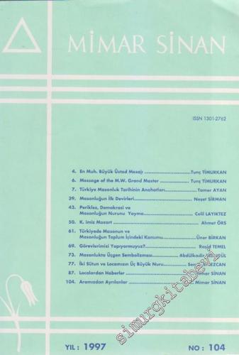 Mimar Sinan Dergisi - 104