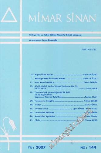 Mimar Sinan Dergisi - 144