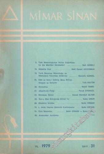 Mimar Sinan Dergisi - 31