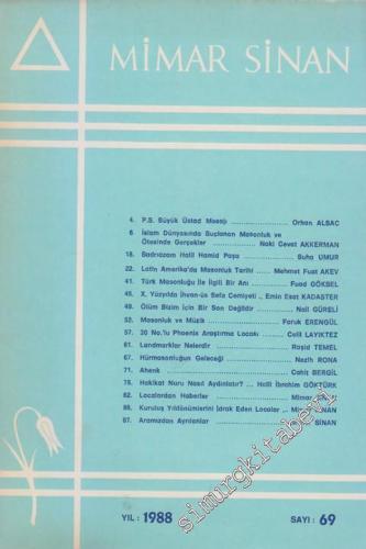 Mimar Sinan Dergisi - 69