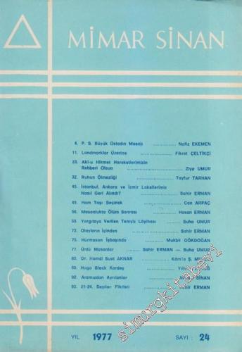 Mimar Sinan Dergisi - Sayı: 33       1979