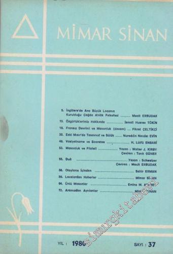 Mimar Sinan Dergisi - Sayı: 37       1980