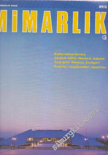 Mimarlık Dergisi - Dosya: Kadın Mimarlarımız Atatürk Kültür Merkezi, A