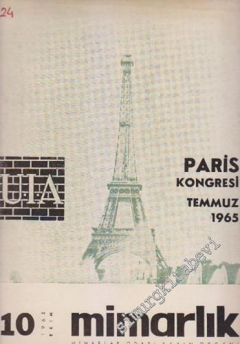 Mimarlık Dergisi - Dosya: Paris Kongresi  - Sayı: 24    3  Ekim 1965