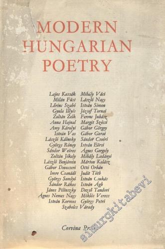 Modern Hungarian Poetry - Harcover -        1974