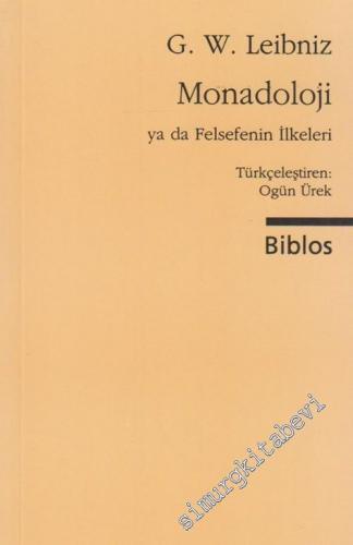 Monadoloji ya da Felsefenin İlkeleri CEP BOY -        2019