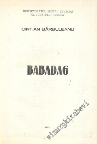 Monografia Oraşuluı Babadag (RUMENCE) İmzalı -