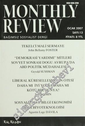 Monthly Review Bağımsız Sosyalist Dergi - Sayı: 13 Ocak