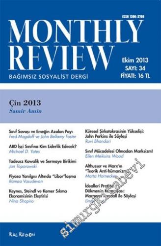 Monthly Review Bağımsız Sosyalist Dergi - Sayı: 34 Ekim