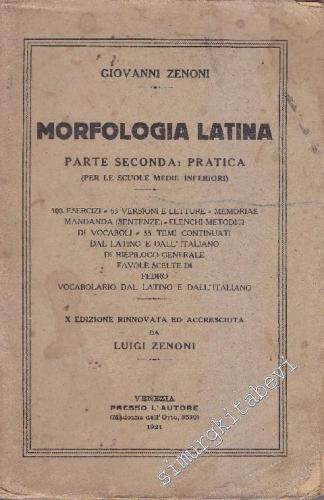 Morfologia Latina: Parte Seconda Pratica