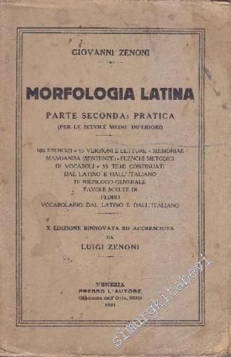 Morfologia Latina: Parte Seconda Pratica -