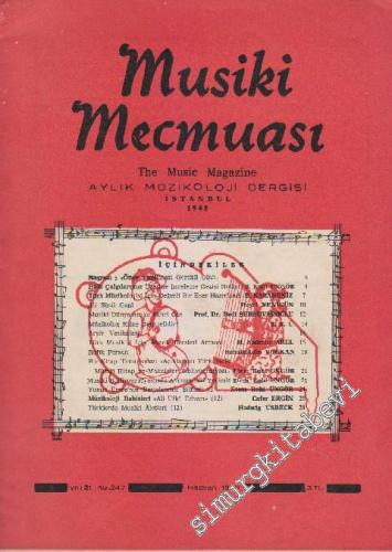 Musiki Mecmuası Aylık Müzikoloji Dergisi - Sayı: 247 21 Haziran