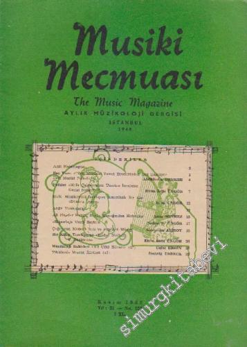Musiki Mecmuası Aylık Müzikoloji Dergisi - Sayı: 252 Yıl: 21 Kasım