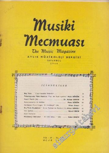 Musiki Mecmuası Aylık Müzikoloji Dergisi - Sayı: 279 25 Ocak