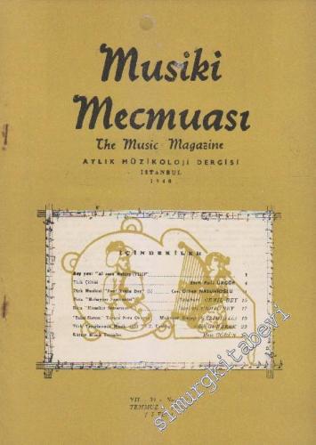 Musiki Mecmuası Aylık Müzikoloji Dergisi - Sayı: 333 30 Temmuz