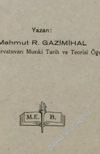Musıki Sözlüğü -        1961
