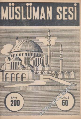 Müslüman Sesi - Sayı: 200, 2 Mart 1961