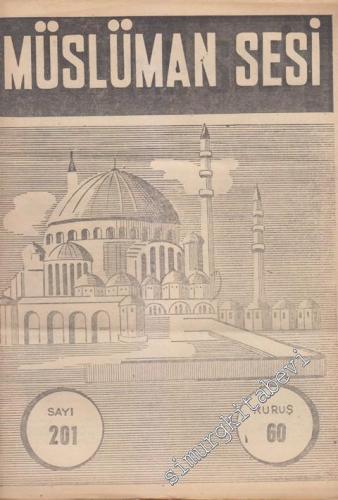 Müslüman Sesi - Sayı: 201, 22 Mart 1961