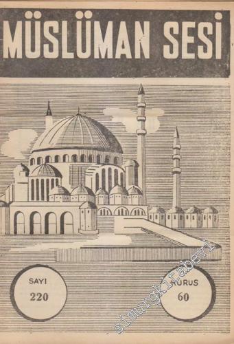 Müslüman Sesi - Sayı: 220, 17 Nisan 1962