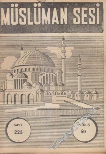 Müslüman Sesi - Sayı: 225, 27 Temmuz 1962