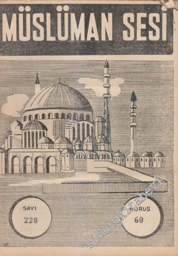 Müslüman Sesi - Sayı: 228, 27 Eylül 1962