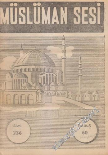 Müslüman Sesi - Sayı: 236, 7 Mart 1963