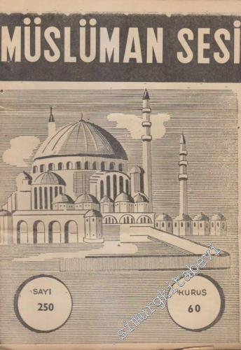 Müslüman Sesi - Sayı: 250, 5 Kasım 1963