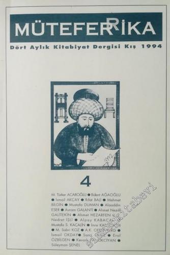 Müteferrika Kitabiyat Dergisi - Sayı: 4      Kış 1994