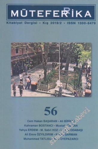 Müteferrika Kitabiyat Dergisi - Sayı: 56      Kış 2019