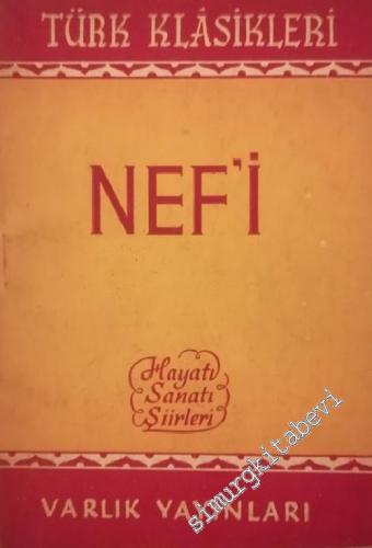 Nef'i Hayatı Sanatı Şiirleri