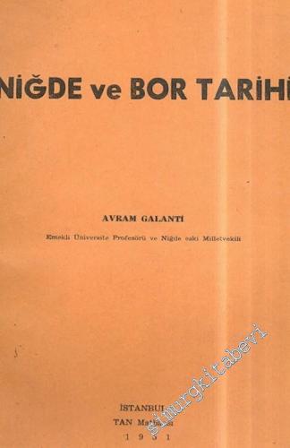 Niğde ve Bor Tarihi -        1951