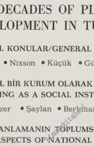 ODTÜ Gelişme Dergisi 1981 Özel Sayısı: Türkiye'de Planlı Gelişmenin Yirmi Yılı 1960 - 1980= Two Decades Of Planned Development In Turkey -