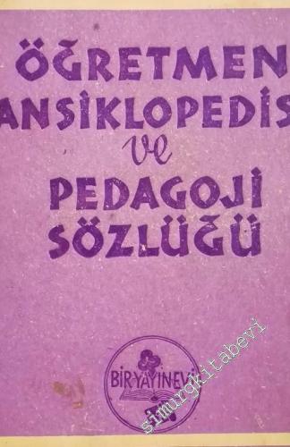 Öğretmen Ansiklopedisi ve Pedagoji Sözlüğü 1 -        1953