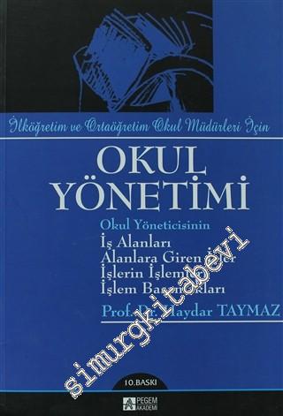 Okul Yönetimi İlköğretim ve Ortaöğretim Okul Müdürleri İçin -        2019
