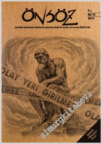 Önsöz Dergisi - Düşünce Suçu - Sayı: 6(57) Kasım 2025
