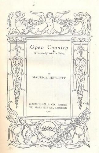 Open Country: A Comedy With A Sing -