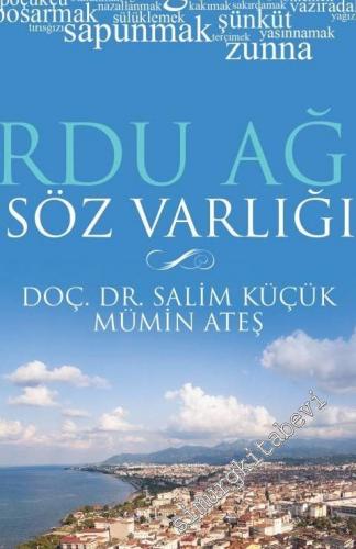 Ordu Ağzı Söz Varlığı -