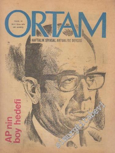 Ortam Haftalık Siyasal Aktualite Dergisi - Sayı: 16      Eylül