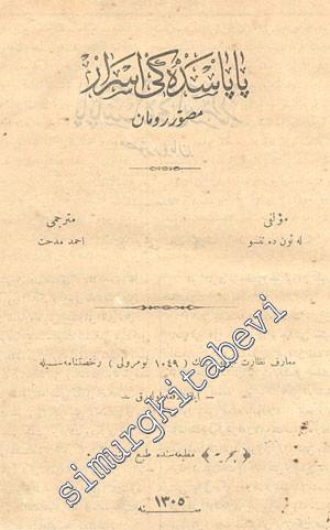 OSMANLICA: 2 Kitap: Amiral Bing / Papasdaki Esrar  -