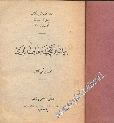 OSMANLICA: Bin Bir Gece Masalları 11. Kitap -        1928