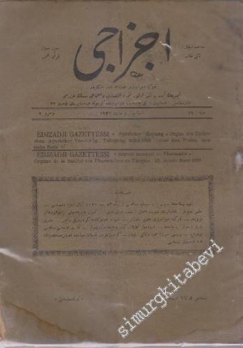 OSMANLICA: Eczacı = Eczacı Gazettessi: Fenni Eczacı Gazetesidir -     16   1926