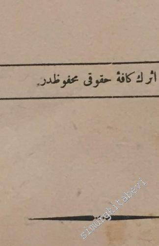 OSMANLICA Hatırat 1913 - 1922