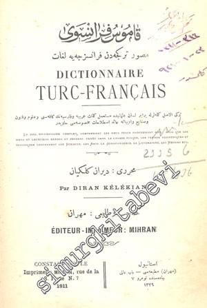 OSMANLICA: Kamus - ı Fransevi: Musavver Türkçe'den Fransızca'ya Lugat -