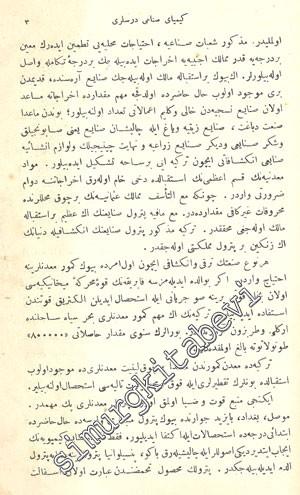 OSMANLICA: Kimya - i Sınai - i Uzvi Dersleri -        1928