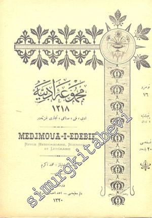 OSMANLICA: Mecmua - i Edebiyye - Yıl: Nisan 1318, Sayı: 76