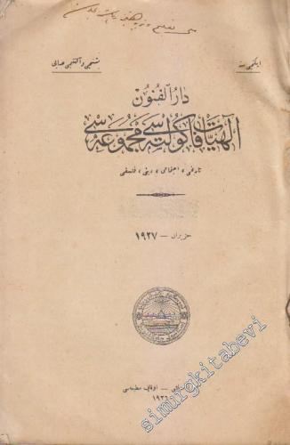 OSMANLICA: Osmanlı Tarih ve Edebiyat Mecmuası Yıl: Mart 1335 - Şubat 1